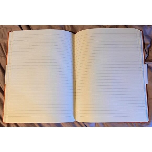 BEECHMORE BOOKS Lined Journal Notebook, 8.5 x 11.5 Honduras  New Lined Journal Notebook, 8.5 x 11.5 inch, A4 160 Lined Pages, Hardcover